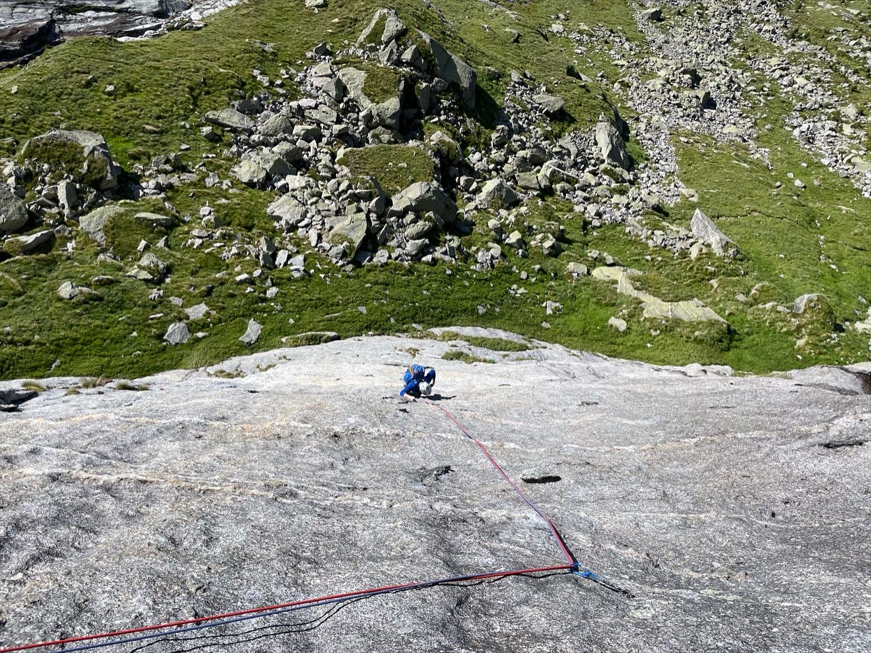 The nice slab of the third pitch